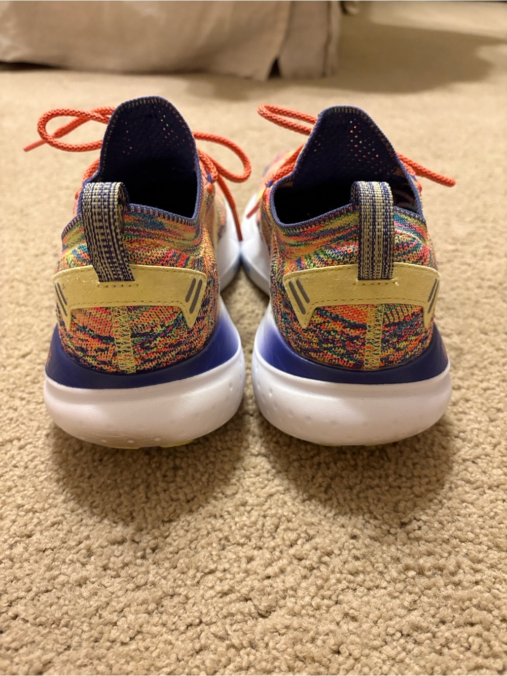 Brooks Multicolor Knit Running Sneakers with Yellow Accent - Picture 12 of 15